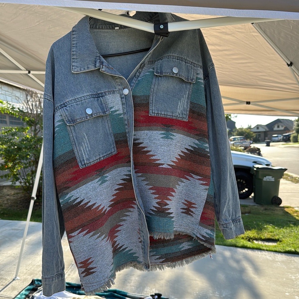 Denim western jacket